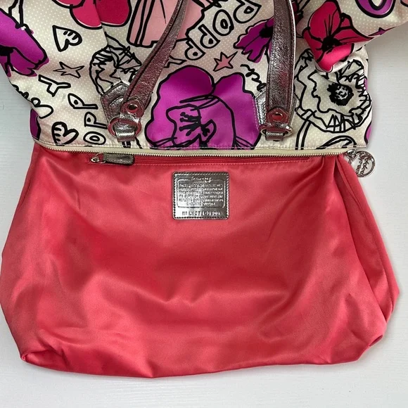 Coach Poppy Floral Tote L1071-16306 - Picture 10 of 11